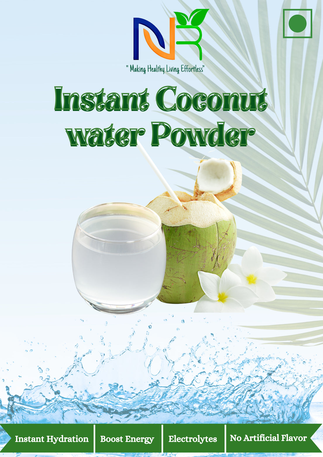 Coconut Water Powder 200gm | Energy Drink Powder, Immune Booster, Hydration Drink | Use For Coconut juice, Smoothie, Energy drink