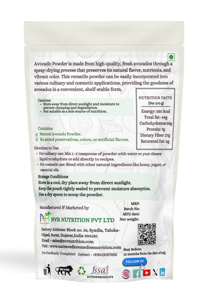 Avocado Fruit Juice Powder